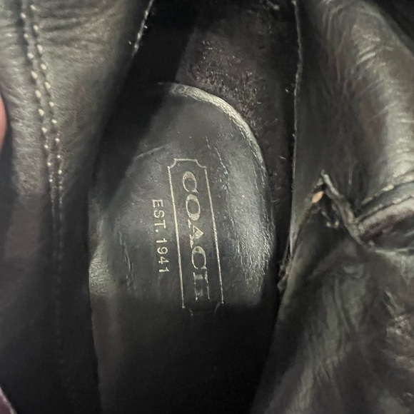 Coach Nancie Dark Brown Leather Zip Up Boot Made in Italy Womens size 10 - Picture 9 of 9